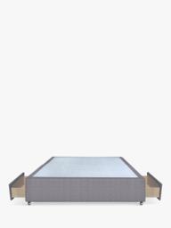 John Lewis Non-Sprung Upholstered 2 Drawer Divan Base, King Size - thumbnail 4