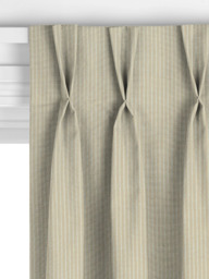 John Lewis Cotton Herringbone Stripe Made to Measure Curtains or Roman Blind, Butter - thumbnail 5