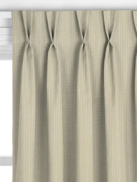 John Lewis Cotton Herringbone Stripe Made to Measure Curtains or Roman Blind, Butter - thumbnail 4