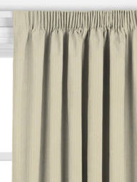John Lewis Cotton Herringbone Stripe Made to Measure Curtains or Roman Blind, Butter - thumbnail 2