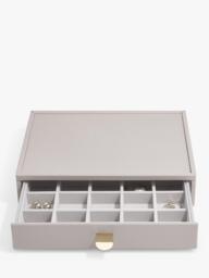 Stackers Faux Leather Classic Jewellery Box 2-Drawer Set - thumbnail 5