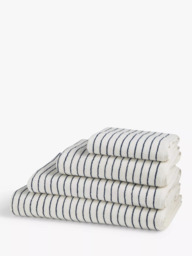 John Lewis Egyptian Fine Stripe Towels - thumbnail 1