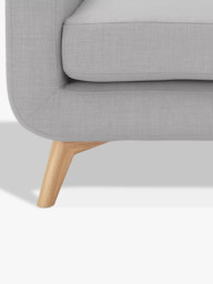 John Lewis Barbican Armchair, Light Leg - thumbnail 5