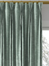 Sanderson Lymington Damask Made to Measure Curtains or Roman Blind, Slate Blue - thumbnail 6