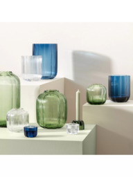 Villeroy & Boch Fleur Glass Vase, H15cm, Bleu - thumbnail 5