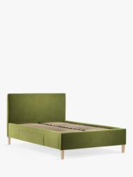 John Lewis Emily 2 Drawer Upholstered Bed Frame, King Size - thumbnail 1