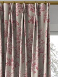 Sanderson Sorilla Damask Made to Measure Curtains or Roman Blind, Rose/Linen - thumbnail 4