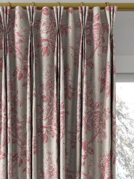 Sanderson Sorilla Damask Made to Measure Curtains or Roman Blind, Rose/Linen - thumbnail 6