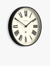 Newgate Clocks No2 Roman Numeral Wall Clock, Black - thumbnail 2