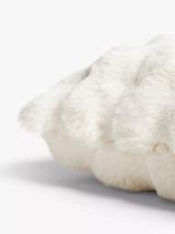 John Lewis Wave Faux Fur Cushion - thumbnail 2
