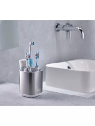 Joseph Joseph EasyStore™ Toothbrush Holder, Stainless Steel - thumbnail 6