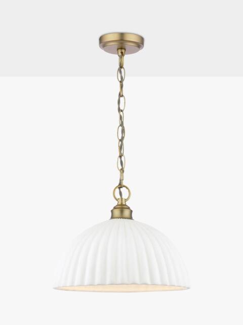 Laura Ashley Durford Large Pendant Ceiling Light, Antique Brass - image 1
