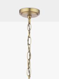 Laura Ashley Durford Large Pendant Ceiling Light, Antique Brass - thumbnail 4