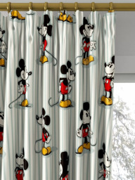 Disney Home x Sanderson Mickey Made to Measure Curtains or Roman Blind, Sea Salt - thumbnail 2