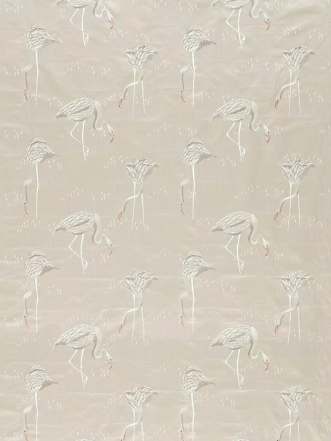 Harlequin Salinas Made to Measure Curtains or Roman Blind, Linen/Silver - image 1