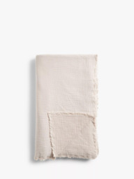 John Lewis Washed Cotton Bedspread - thumbnail 1