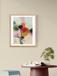 EAST END PRINTS Ana Rut Bre 'Paysage Abstrait' Framed Print, 53.4 x 43.4cm, Natural - thumbnail 2