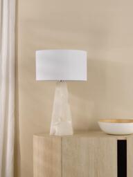 Där Paget Dual Light Alabaster Table Lamp Base - thumbnail 6