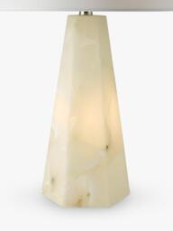 Där Paget Dual Light Alabaster Table Lamp Base - thumbnail 5