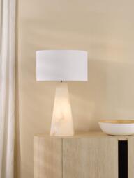 Där Paget Dual Light Alabaster Table Lamp Base - thumbnail 2