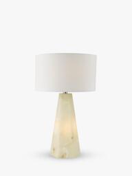 Där Paget Dual Light Alabaster Table Lamp Base - thumbnail 1