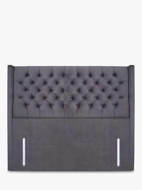 John Lewis Margot Winged Full Depth Upholstered Headboard, Super King Size - image 1