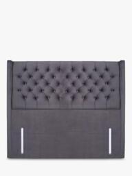 John Lewis Margot Winged Full Depth Upholstered Headboard, Super King Size - thumbnail 1