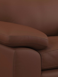 John Lewis Camden Leather Armchair, Light Leg - thumbnail 6