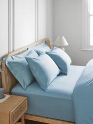John Lewis Temperature Balance Cotton Sateen 400 Thread Count Fitted Sheet - thumbnail 2