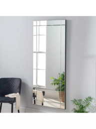 Yearn Oxford Bevelled Glass Full-Length Rectangular Wall/Leaner Mirror, 170 x 80cm, Clear - thumbnail 1