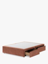 Hypnos Non-Sprung Upholstered 4 Drawer Divan Base, King Size - thumbnail 2