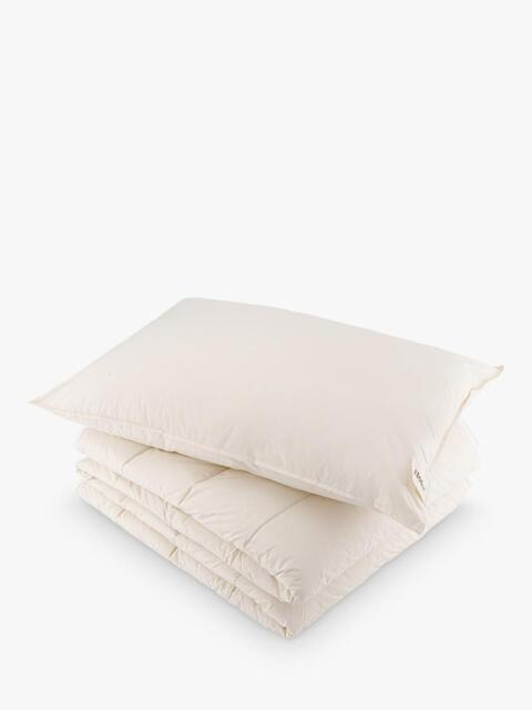 Floks Luxury British Wool Duvet & Pillow Bundle, 4-5 Tog - image 1