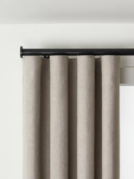 John Lewis Made to Order Select Curl Gliding Curtain Pole with Disc Finial, Wall Fix, Dia.30mm - thumbnail 5