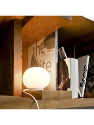 Flos Glo-Ball Opaline Glass Mini Table Lamp, White - thumbnail 2