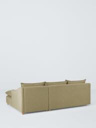 John Lewis Ashbourne Large 3 Seater RHF Chaise End Sofa, Olive Green - thumbnail 3