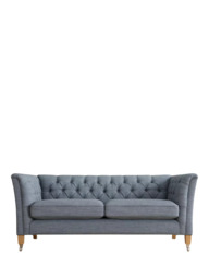 Laura Ashley Chatsworth Small 2 Seater Sofa, Oak Leg - thumbnail 1