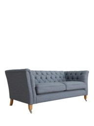 Laura Ashley Chatsworth Small 2 Seater Sofa, Oak Leg - thumbnail 3