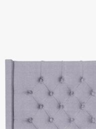 John Lewis Margot Winged Full Depth Upholstered Headboard, Single - thumbnail 3