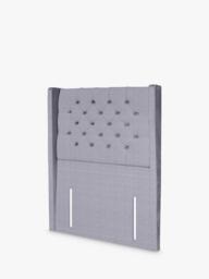 John Lewis Margot Winged Full Depth Upholstered Headboard, Single - thumbnail 2