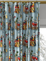 Disney Home x Sanderson Alice Made to Measure Curtains or Roman Blind, Puddle Blue - thumbnail 6