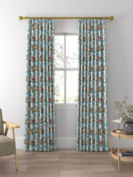 Disney Home x Sanderson Alice Made to Measure Curtains or Roman Blind, Puddle Blue - thumbnail 3