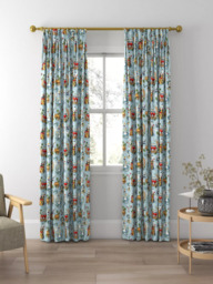 Disney Home x Sanderson Alice Made to Measure Curtains or Roman Blind, Puddle Blue - thumbnail 5