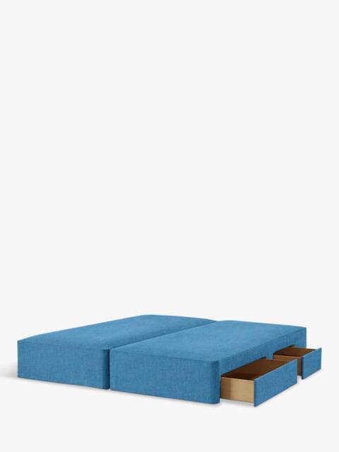 John Lewis Pocket Sprung Upholstered Continental 2+2 Drawer Divan Base, Emperor