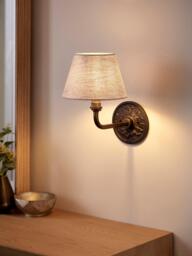 John Lewis Altalune Wall Light Base, Bronze - thumbnail 2