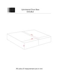 John Lewis Non-Sprung Upholstered Divan Base, Double - thumbnail 3