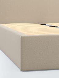 John Lewis Emily Drawer End Upholstered Bed Frame, Double - thumbnail 4