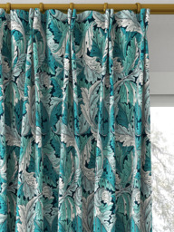 Clarke & Clarke Acanthus Made to Measure Curtains or Roman Blind, Teal - thumbnail 4