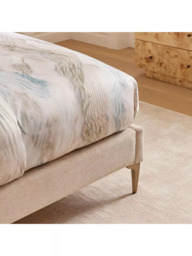 west elm Andes Upholstered Bed Frame, King, Natural - thumbnail 5