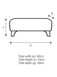 G Plan Vintage The Sixty Eight Footstool - thumbnail 2