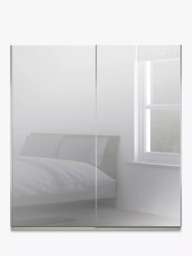 John Lewis Elstra 200cm Wardrobe with Mirrored Sliding Doors - thumbnail 2